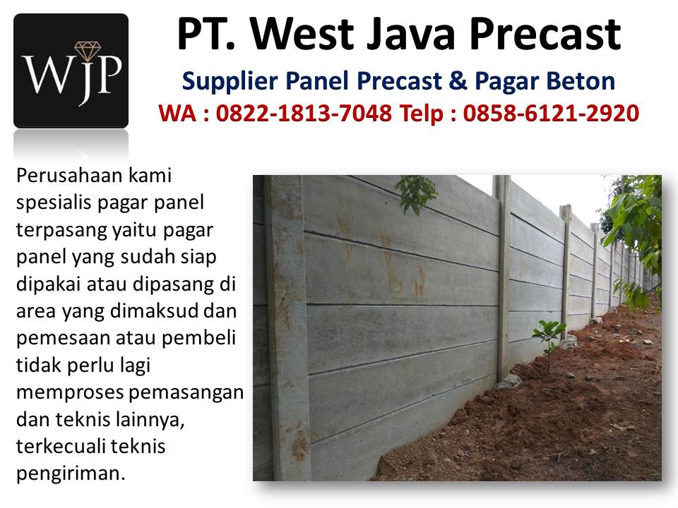 Harga borongan pagar panel beton hubungi wa : 082218137048 Gambar-pagar-beton-sederhana