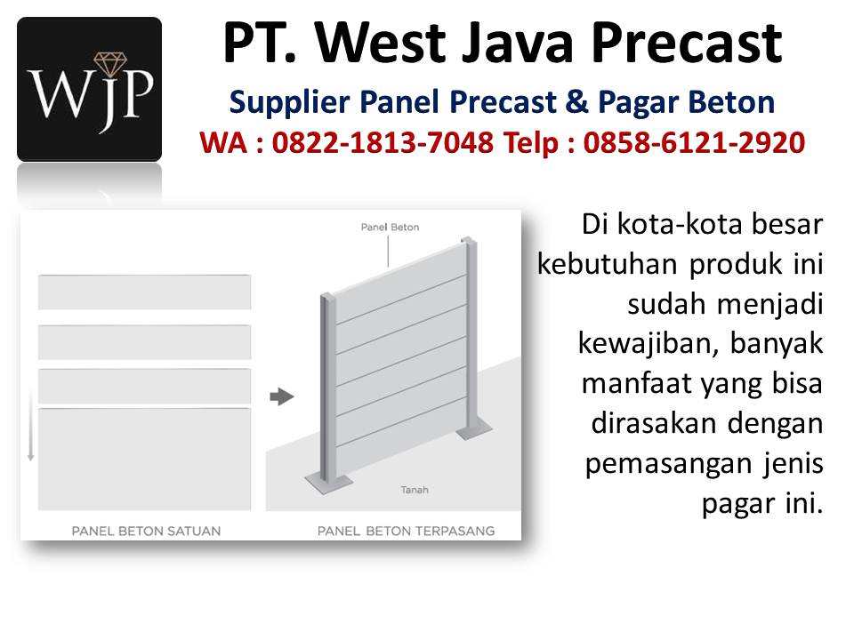 Pabrik pagar beton minimalis 2019 hubungi wa : 082218137048, perusahaan dinding precast di Bandung Harga-beton-tiang-pagar